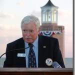 Tim Harrison, president of ALF, served as the Master of Ceremonies for the relighting of Avery Point