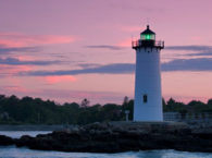 Portsmouth Harbor Light at Sunset