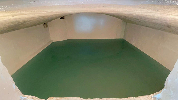 Restored cistern