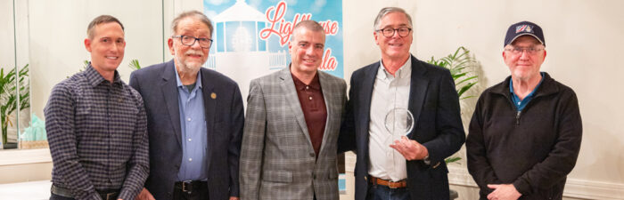 Peter Ralston Receives ALF's Keeper of the Light Award.