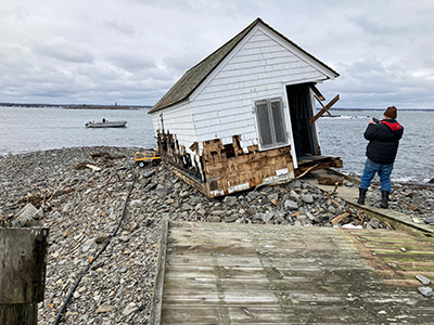 Boathouse at Wood Island