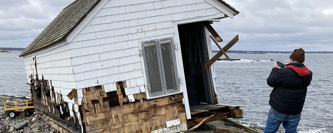 Gathering Storm Damage Information for Maine Lighthouses