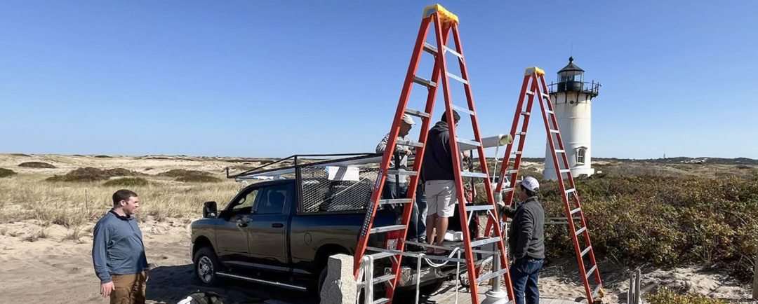 New Flagpole for Race Point Lighthouse