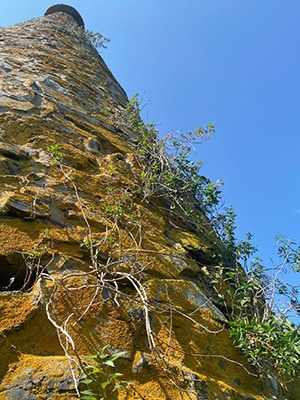Stage Island Monument up close