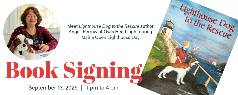 Book Signing at Owls Head Lighthouse with Angeli Perrow