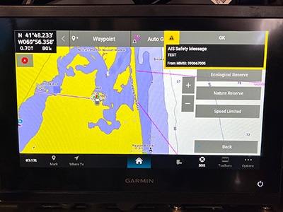electronic chart display and information system