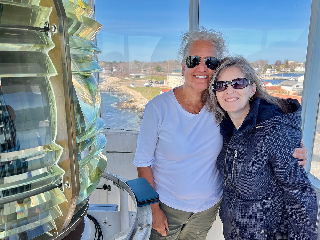 Portia Calouro and Ann-Marie Trapani