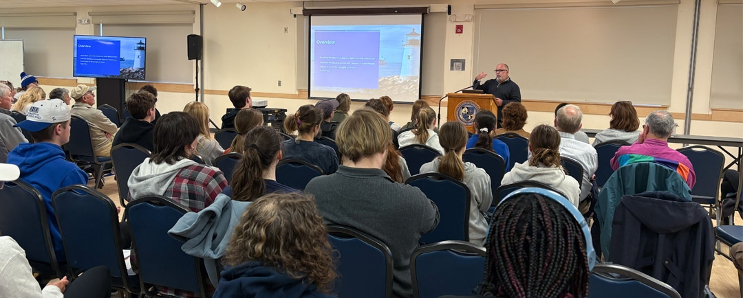 StationKeeper Delivers a Message of Hope during University of New England Lecture