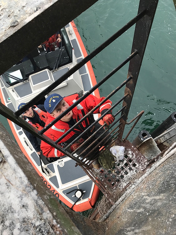 Chase Miller at Lubec Channel Light.