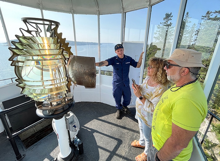 Chase Miller at Owls Head Lighthouse
