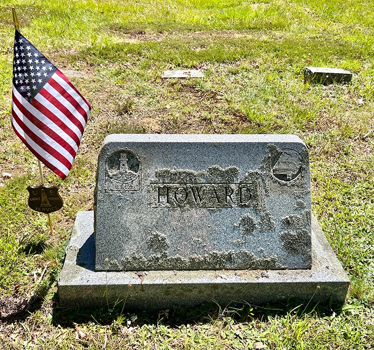 Keeper Howard's gravesite