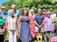 FPRL at Keeper Howard's grave marker ceremony.