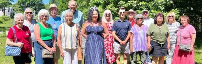 FPRL at Keeper Howard's grave marker ceremony.