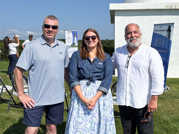 Bob Trapani, Jr., Kathleen Collins and Moses Calouro