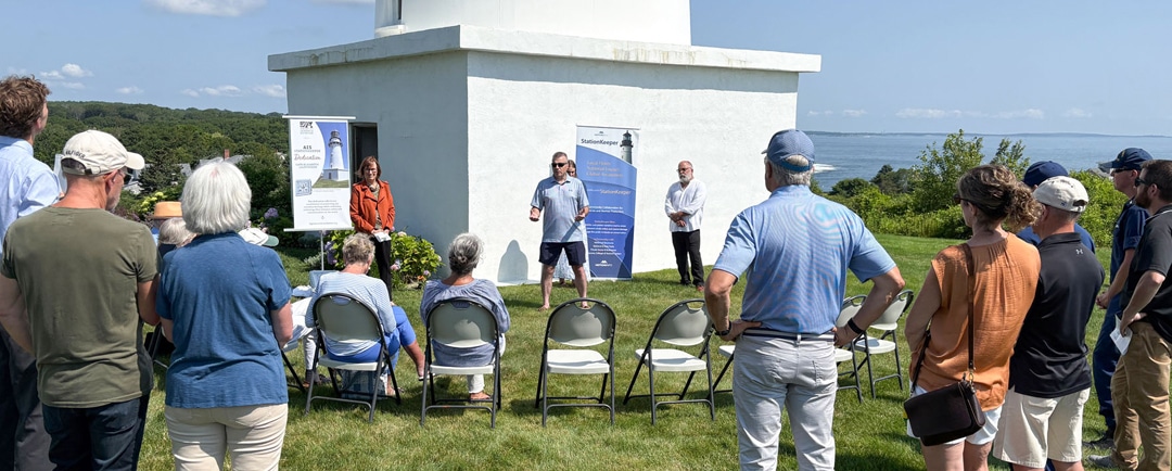 AIS StationKeeper Dedication Ceremony at Cape Elizabeth Lighthouse
